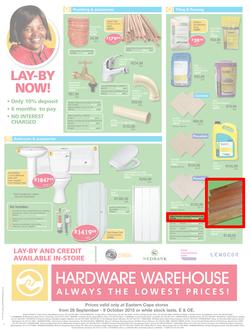 Hardware Warehouse Eastern Cape : We'll Help You Build Now (26 Sep - 9 Oct 2015), page 4