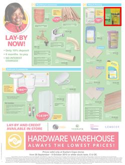 Hardware Warehouse Eastern Cape : We'll Help You Build Now (26 Sep - 9 Oct 2015), page 4