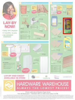 Hardware Warehouse Eastern Cape : We'll Help You Build Now (26 Sep - 9 Oct 2015), page 4