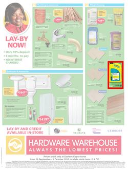 Hardware Warehouse Eastern Cape : We'll Help You Build Now (26 Sep - 9 Oct 2015), page 4