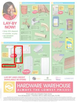 Hardware Warehouse Eastern Cape : We'll Help You Build Now (26 Sep - 9 Oct 2015), page 4