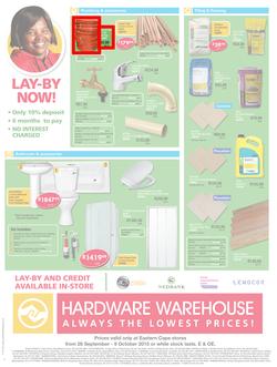 Hardware Warehouse Eastern Cape : We'll Help You Build Now (26 Sep - 9 Oct 2015), page 4
