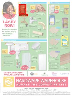 Hardware Warehouse Eastern Cape : We'll Help You Build Now (26 Sep - 9 Oct 2015), page 4