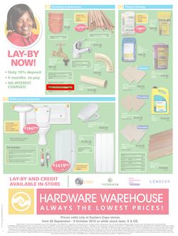 Hardware Warehouse Eastern Cape : We'll Help You Build Now (26 Sep - 9 Oct 2015), page 4