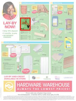 Hardware Warehouse Eastern Cape : We'll Help You Build Now (26 Sep - 9 Oct 2015), page 4