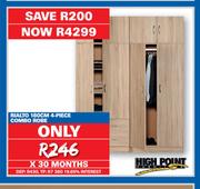 Rialto 180cm 4 Piece Combo Robe