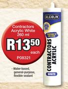 Contractors Acrylic White-260ml