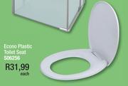 Econo Plastic Toilet Seat S06256-Each