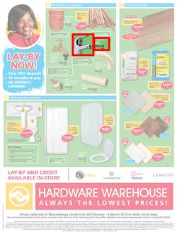 Hardware Warehouse Mpumulanga : Build With Quality (22 Feb - 4 Mar 2016), page 4