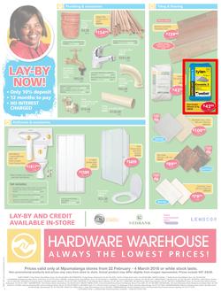 Hardware Warehouse Mpumulanga : Build With Quality (22 Feb - 4 Mar 2016), page 4