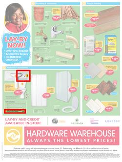 Hardware Warehouse Mpumulanga : Build With Quality (22 Feb - 4 Mar 2016), page 4