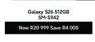 Samsung Galaxy S26 512GB SM-S942