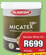 Micatex 20Ltr White