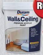 Duram 20Ltr wall And Ceiling Acrylic White