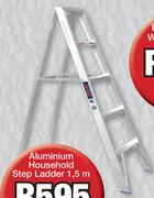 Aluminium Household Step Ladder-1.5m