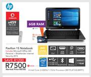 HP 15.6" Pavilion 15 Notebook