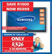 Samsung 40" LED TV