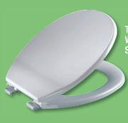 Thermoplastic Lux 2000 White FR200 Dutton Toilet Seat S03842-Each