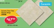 Ceramic Floor Tiles Ulysses Beige 350x350mm L09398-Per sqm