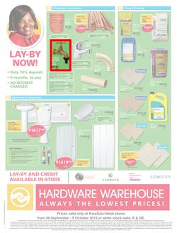 Hardware Warehouse KZN : We'll Help You Build Now (26 Sep - 9 Oct 2015), page 4