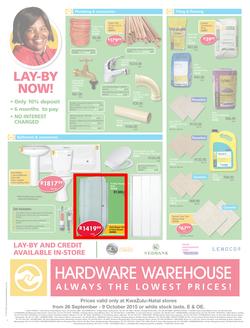 Hardware Warehouse KZN : We'll Help You Build Now (26 Sep - 9 Oct 2015), page 4