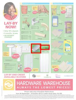 Hardware Warehouse KZN : We'll Help You Build Now (26 Sep - 9 Oct 2015), page 4