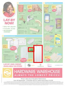 Hardware Warehouse KZN : We'll Help You Build Now (26 Sep - 9 Oct 2015), page 4