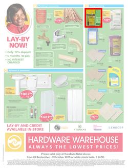 Hardware Warehouse KZN : We'll Help You Build Now (26 Sep - 9 Oct 2015), page 4