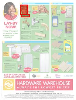 Hardware Warehouse KZN : We'll Help You Build Now (26 Sep - 9 Oct 2015), page 4
