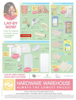 Hardware Warehouse KZN : We'll Help You Build Now (26 Sep - 9 Oct 2015), page 4