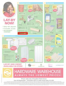 Hardware Warehouse KZN : We'll Help You Build Now (26 Sep - 9 Oct 2015), page 4