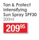 Plz Buin Tan & Protect Intensifying Sun Spray SPF30-200ml