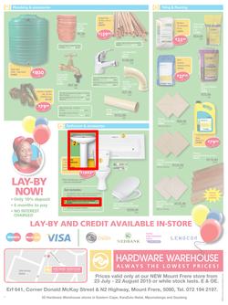 Hardware Warehouse : Mt. Frere Grand Opening (23 Jul - 22 Aug 2015), page 4