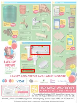 Hardware Warehouse : Mt. Frere Grand Opening (23 Jul - 22 Aug 2015), page 4