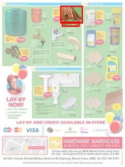 Hardware Warehouse : Mt. Frere Grand Opening (23 Jul - 22 Aug 2015), page 4