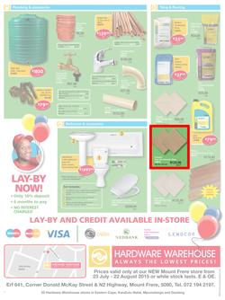 Hardware Warehouse : Mt. Frere Grand Opening (23 Jul - 22 Aug 2015), page 4