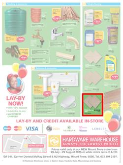 Hardware Warehouse : Mt. Frere Grand Opening (23 Jul - 22 Aug 2015), page 4