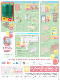 Hardware Warehouse : Mt. Frere Grand Opening (23 Jul - 22 Aug 2015), page 4