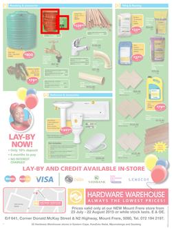 Hardware Warehouse : Mt. Frere Grand Opening (23 Jul - 22 Aug 2015), page 4