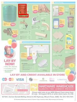 Hardware Warehouse : Mt. Frere Grand Opening (23 Jul - 22 Aug 2015), page 4