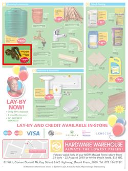 Hardware Warehouse : Mt. Frere Grand Opening (23 Jul - 22 Aug 2015), page 4