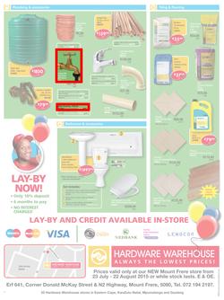 Hardware Warehouse : Mt. Frere Grand Opening (23 Jul - 22 Aug 2015), page 4