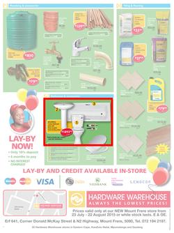 Hardware Warehouse : Mt. Frere Grand Opening (23 Jul - 22 Aug 2015), page 4