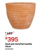 Souk Pot Round (Terracotta) 45cm