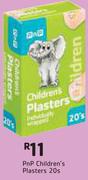 PnP Children's Plasters-20's Pack