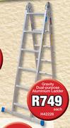 Gravity Dual-Purpose Aluminium Ladder H42226-Each