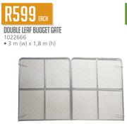 Double Leaf Budget Gate 3m x 1.8m