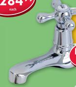 Classico Basin Pillar Tap 15mm Rounded 99001C N09152