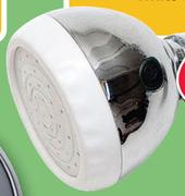 1 Function Shower Rose CP White Face Knuckle Joint N10518-Each