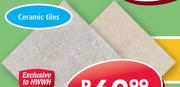 Costa Grey/Ivory 350x350mm L09425/4-Per Sqm